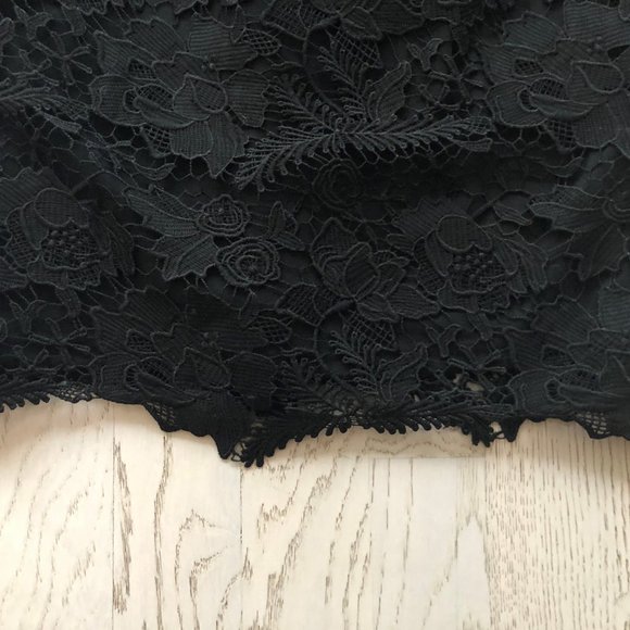 BNWT Design Lab Lord & Taylor Black Lace Dress - Picture 2 of 2